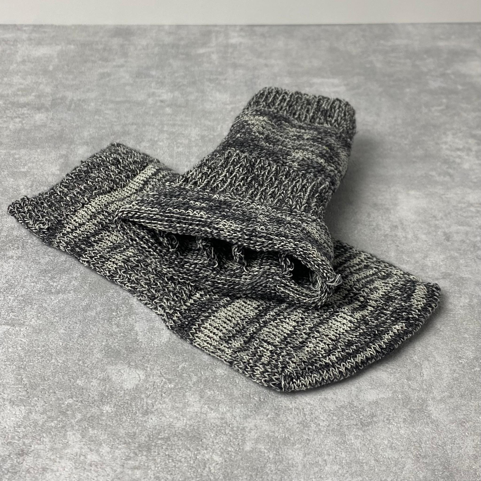 【Lサイズ】靴を脱いでも恥ずかしくない シークレットな5本指靴下　綿×和紙　スニーカー丈 | 2枚目