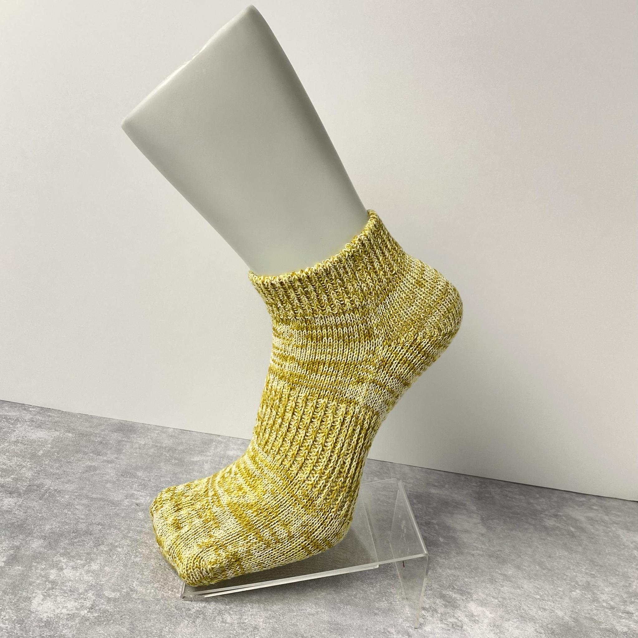 【Lサイズ】靴を脱いでも恥ずかしくない シークレットな5本指靴下　綿×和紙　スニーカー丈 | 6枚目