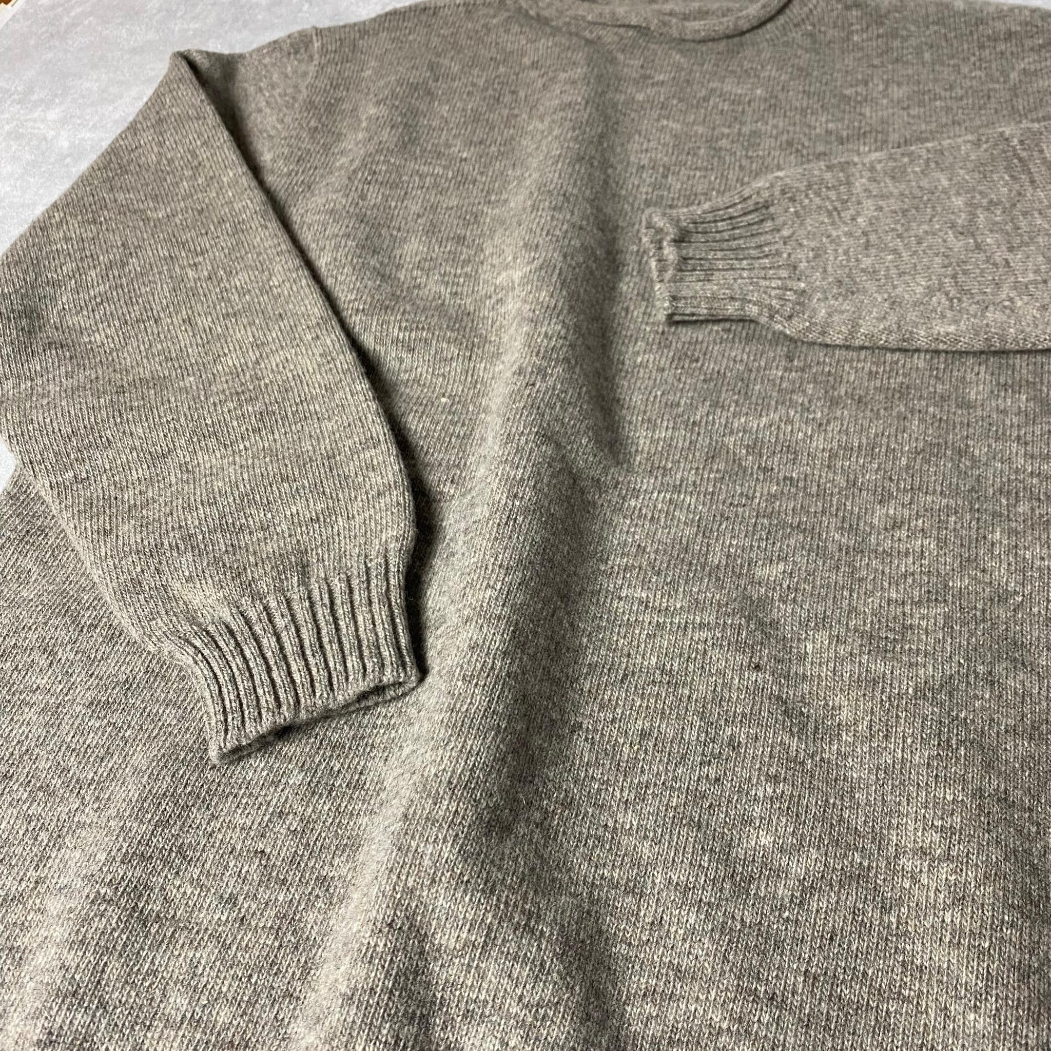 縫い目のないウールニット　グレー | 5枚目