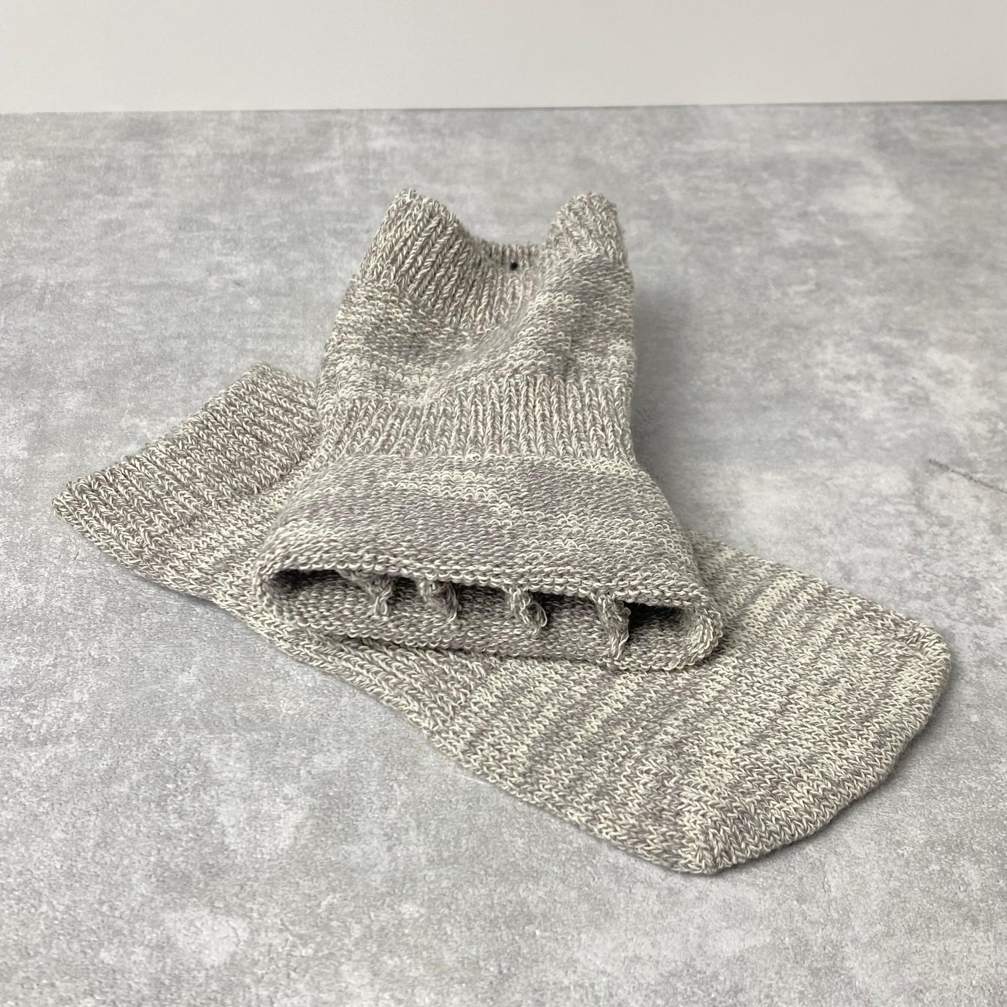 靴を脱いでも恥ずかしくない シークレットな5本指靴下 綿×和紙 スニーカー丈 | 3枚目